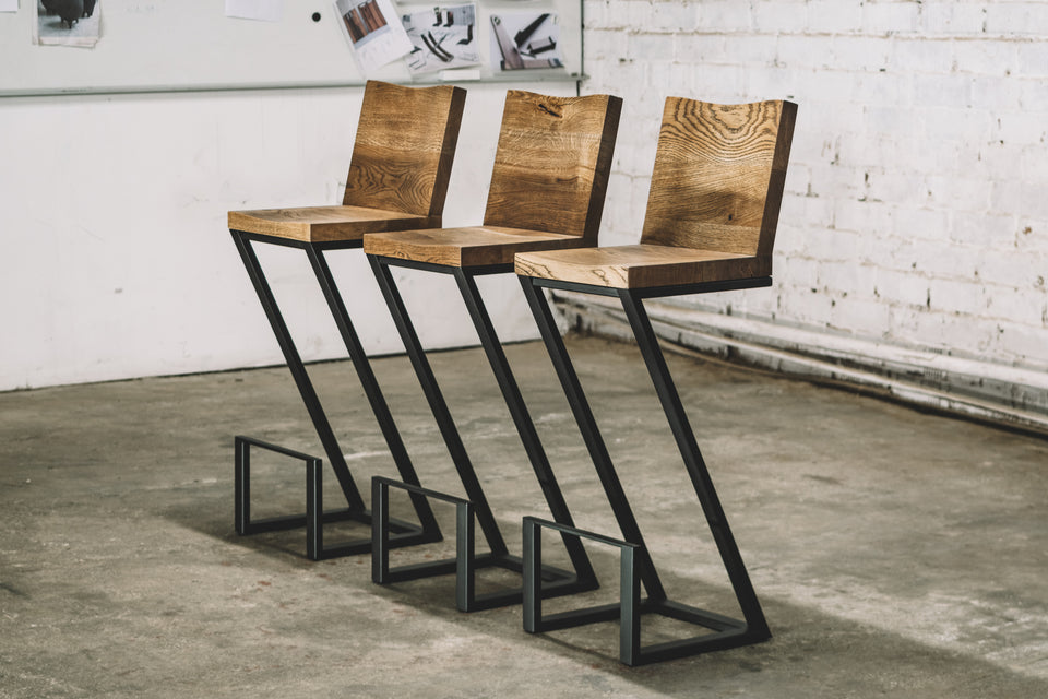 BAR CHAIR WITH BACKREST 016