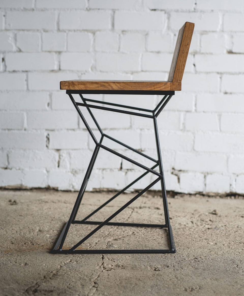 BAR CHAIR WITH BACKREST 014