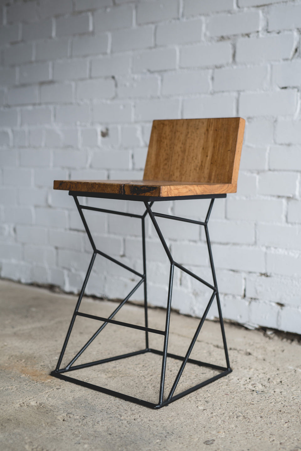 BAR CHAIR WITH BACKREST 014