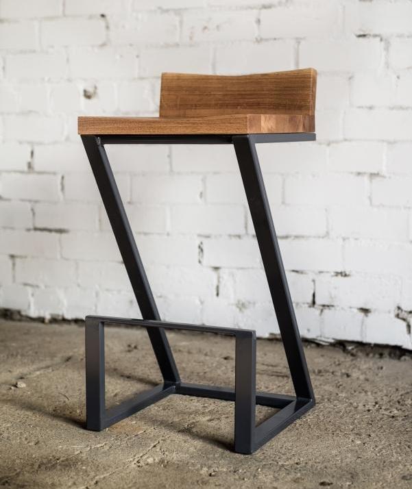 BAR CHAIR WITH BACKREST 015