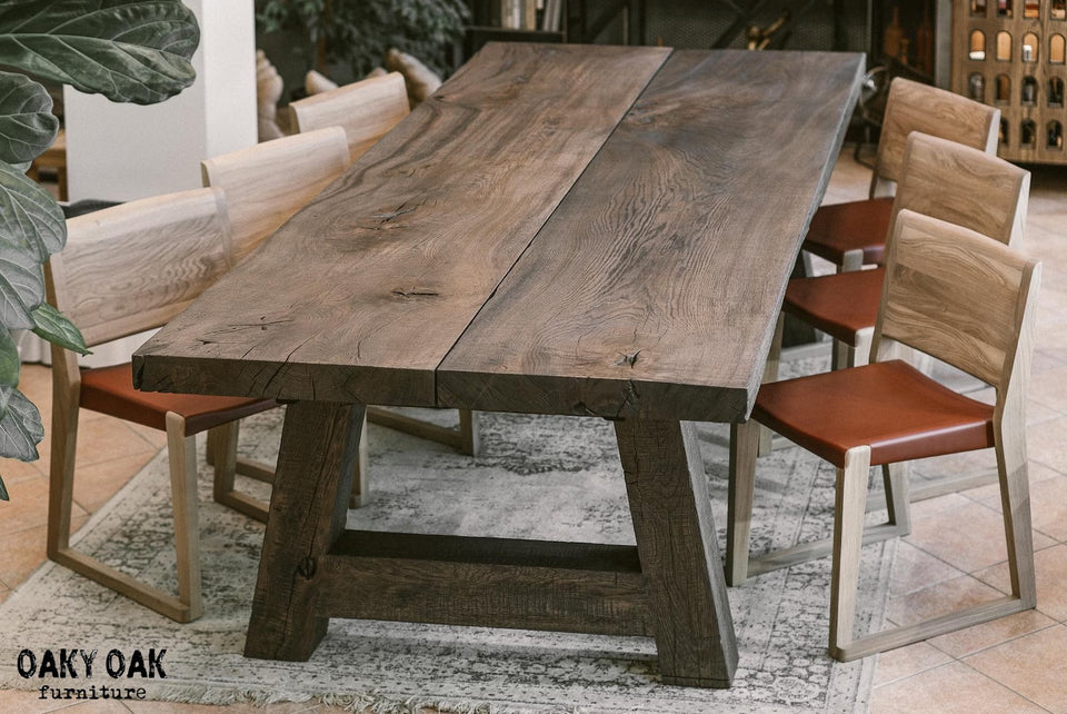 OAK DINING TABLE 873