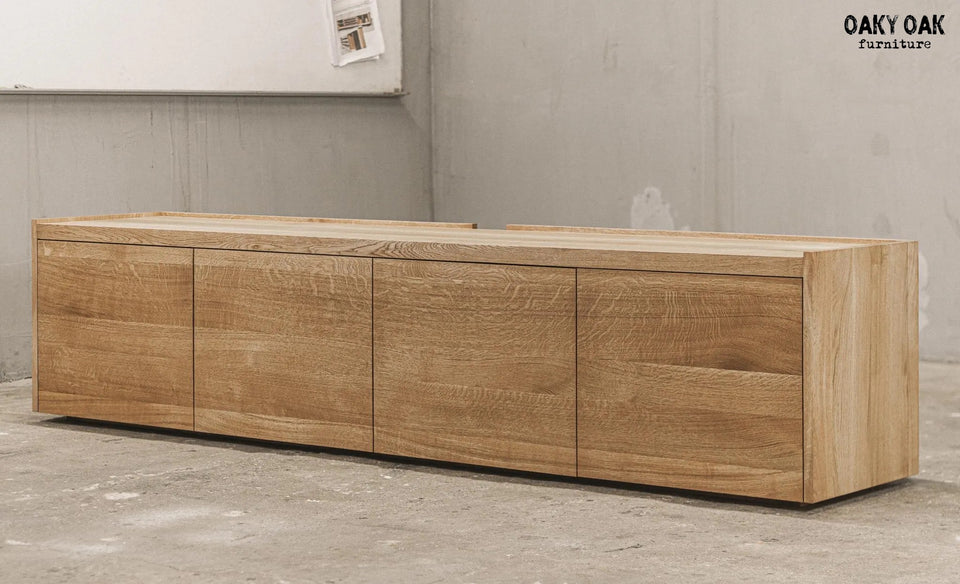 OAK TV CONSOLE 856