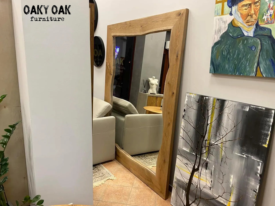 OAK WALL MIRROR 843