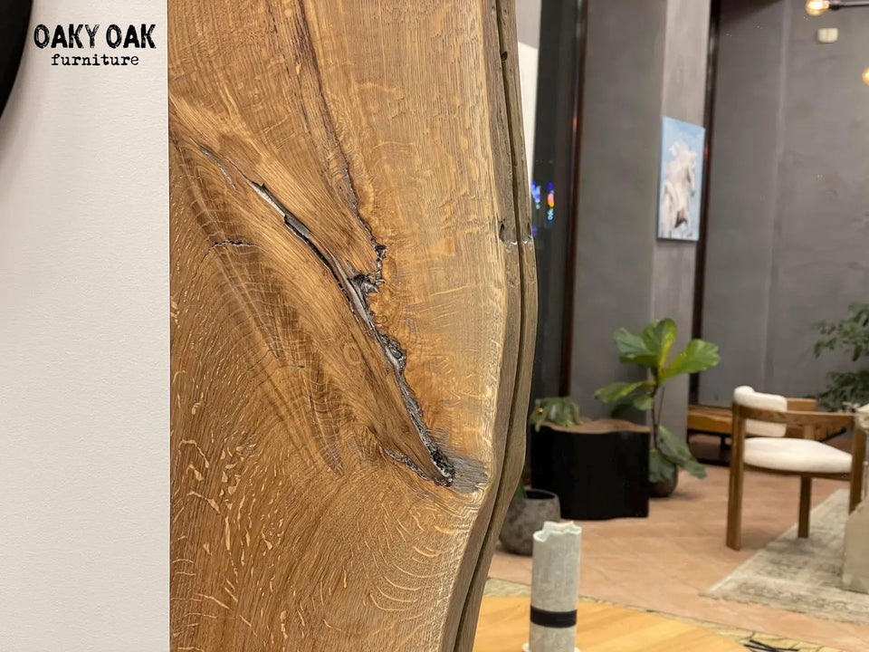 OAK WALL MIRROR 843