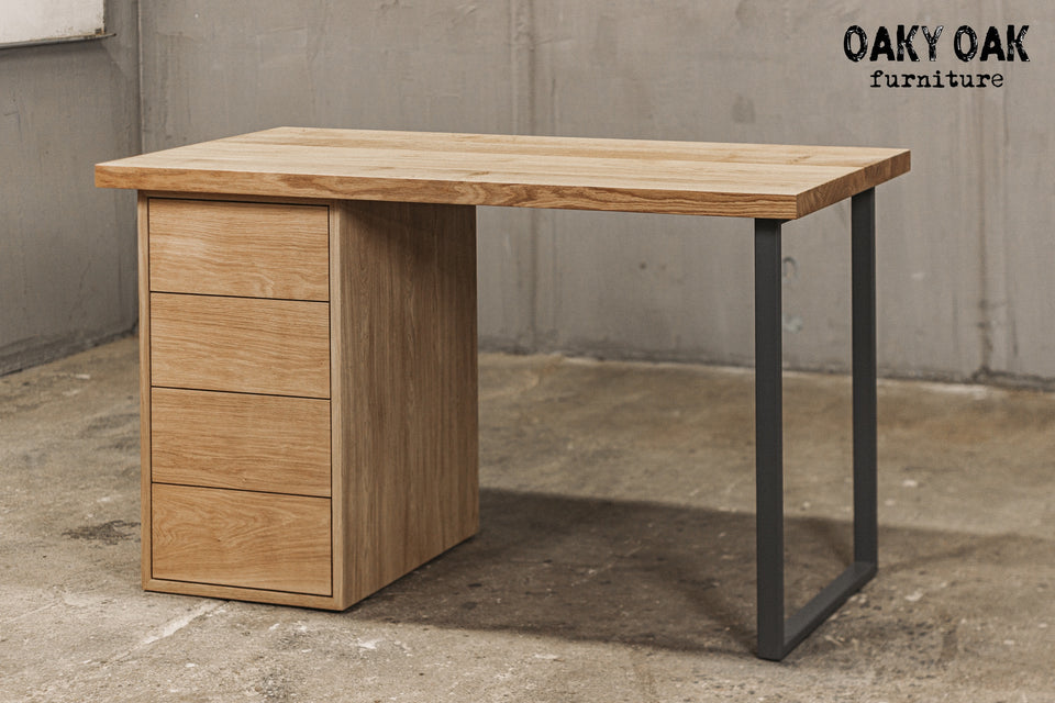 OAK OFFICE DESK 845