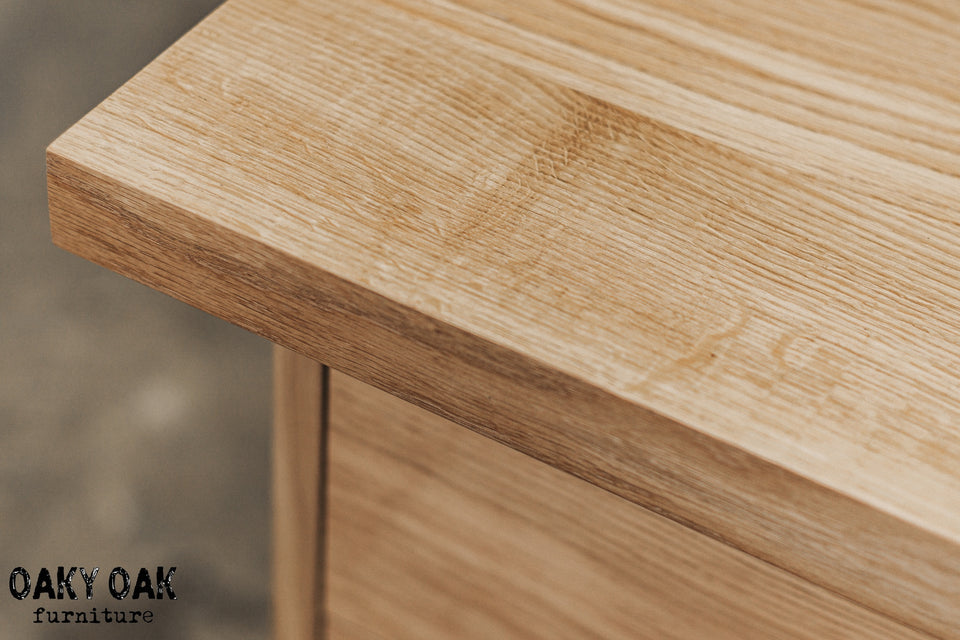 OAK OFFICE DESK 845