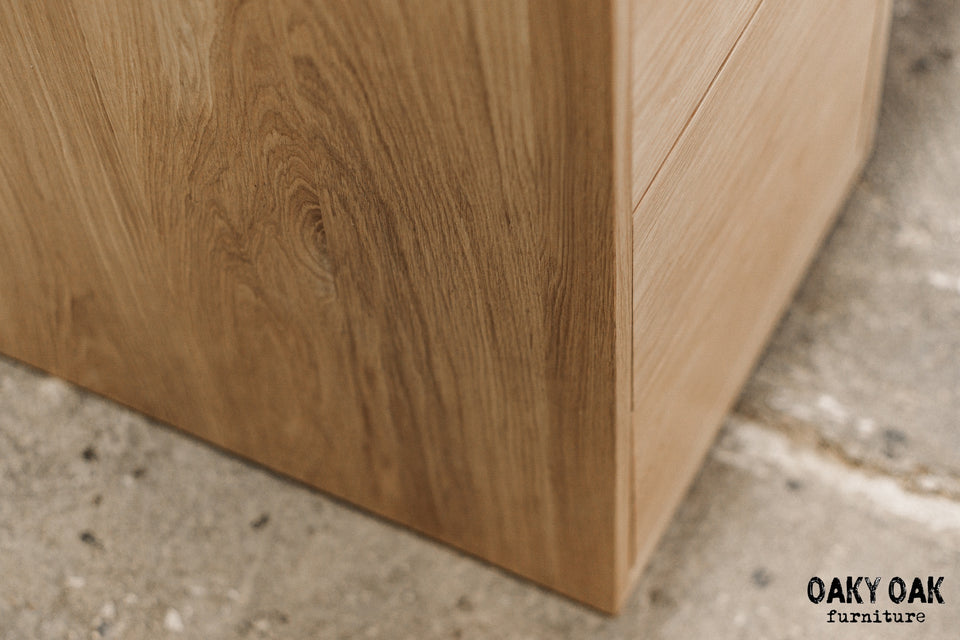 OAK OFFICE DESK 845