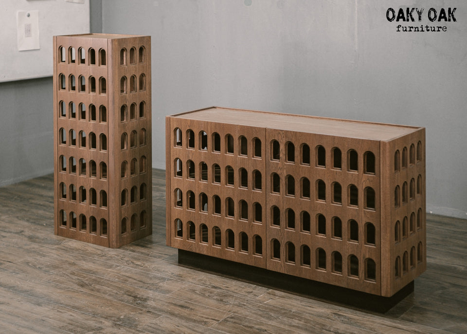 OAK STORAGE CABINET 915