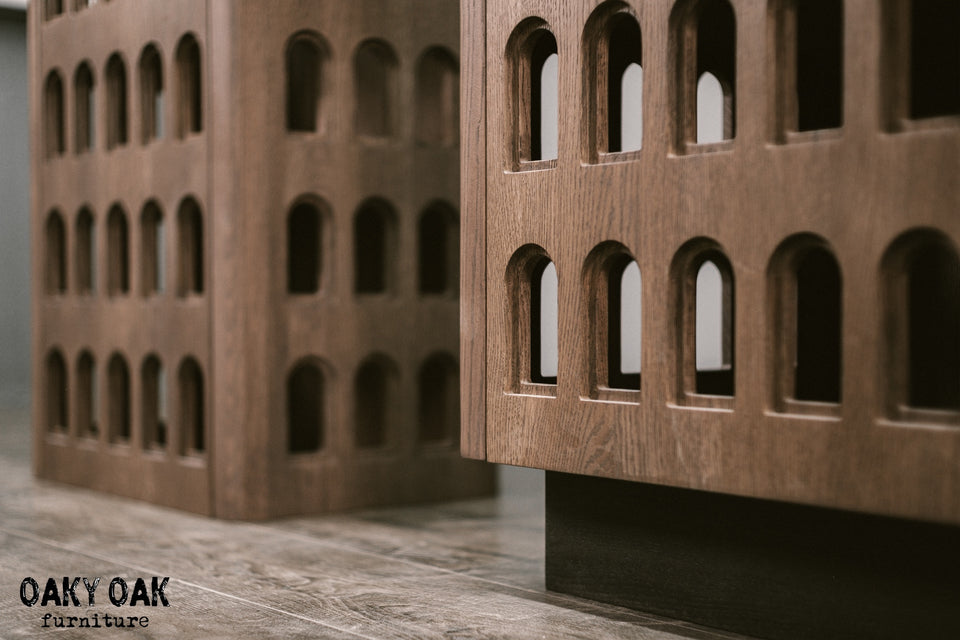 OAK STORAGE CABINET 915