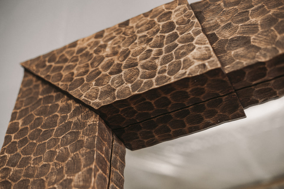 MASSIVE OAK MIRROR 797