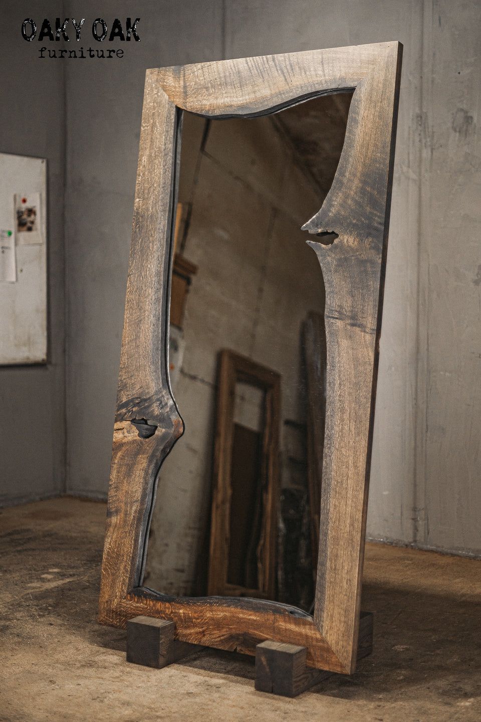 OAK MIRROR 908
