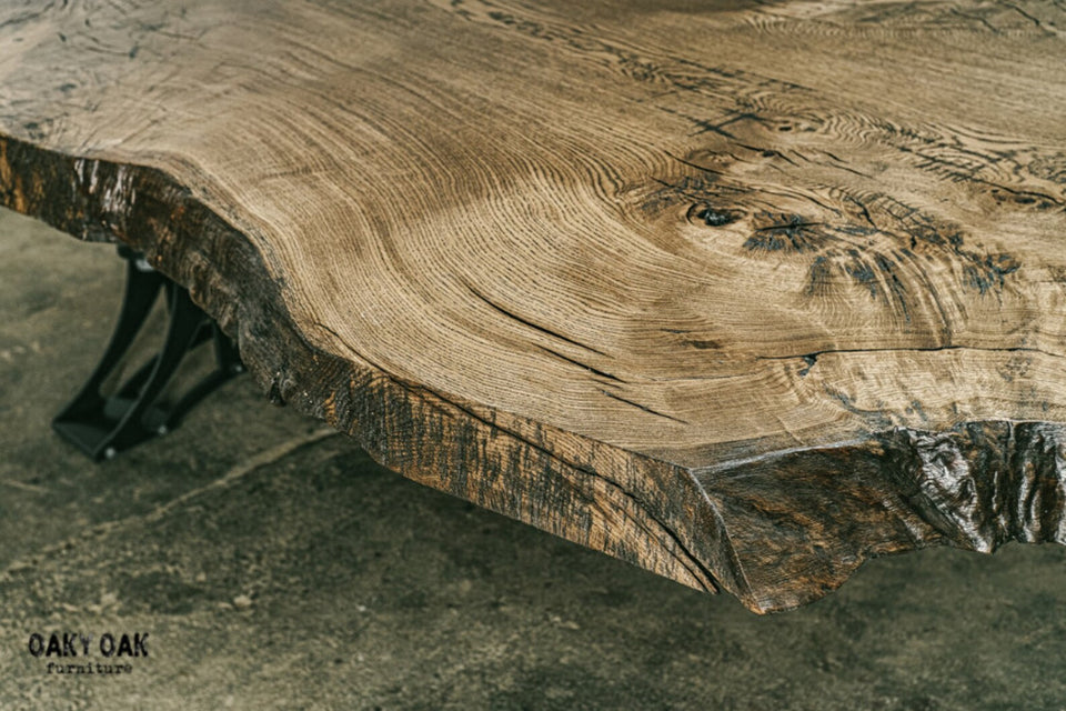 SOLID OAK DINING TABLE 925