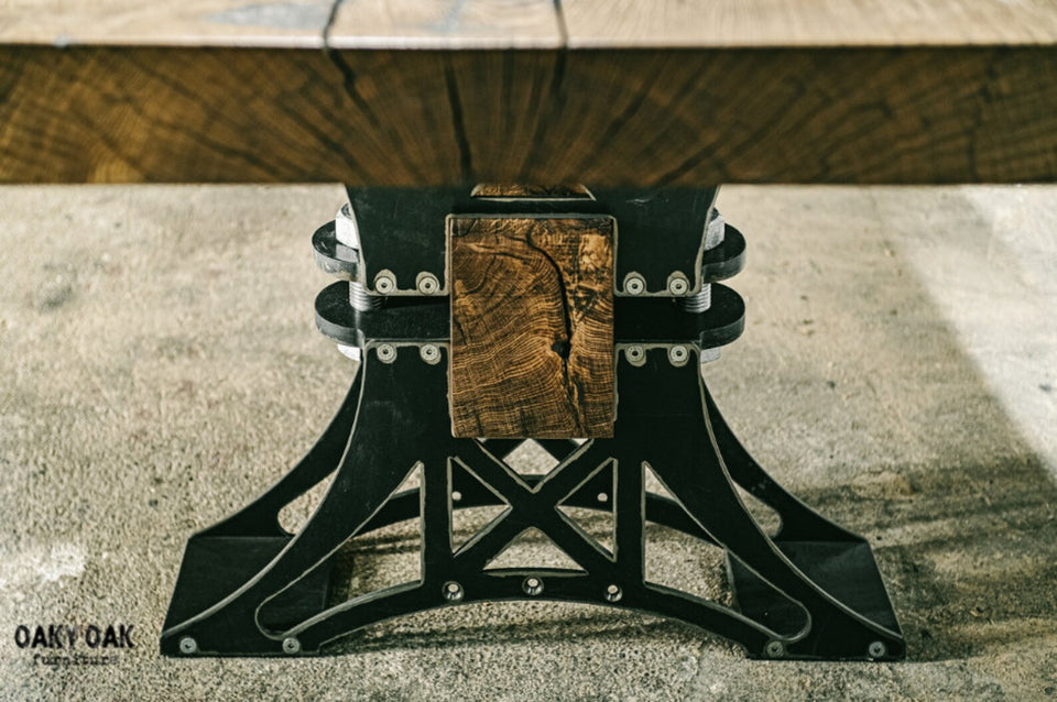SOLID OAK DINING TABLE 925