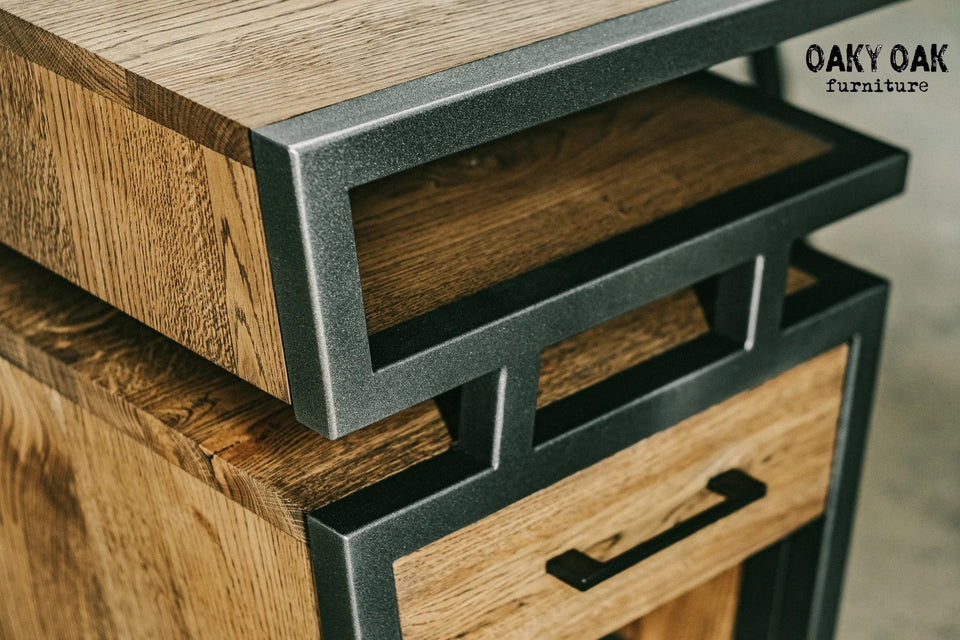 OAK OFFICE DESK 826