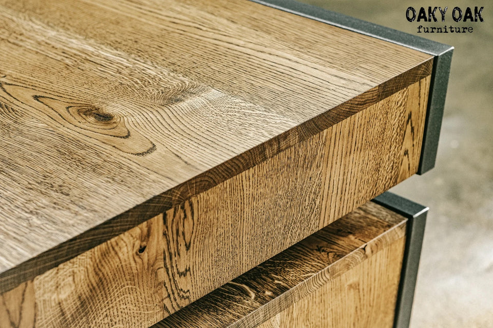 OAK OFFICE DESK 826