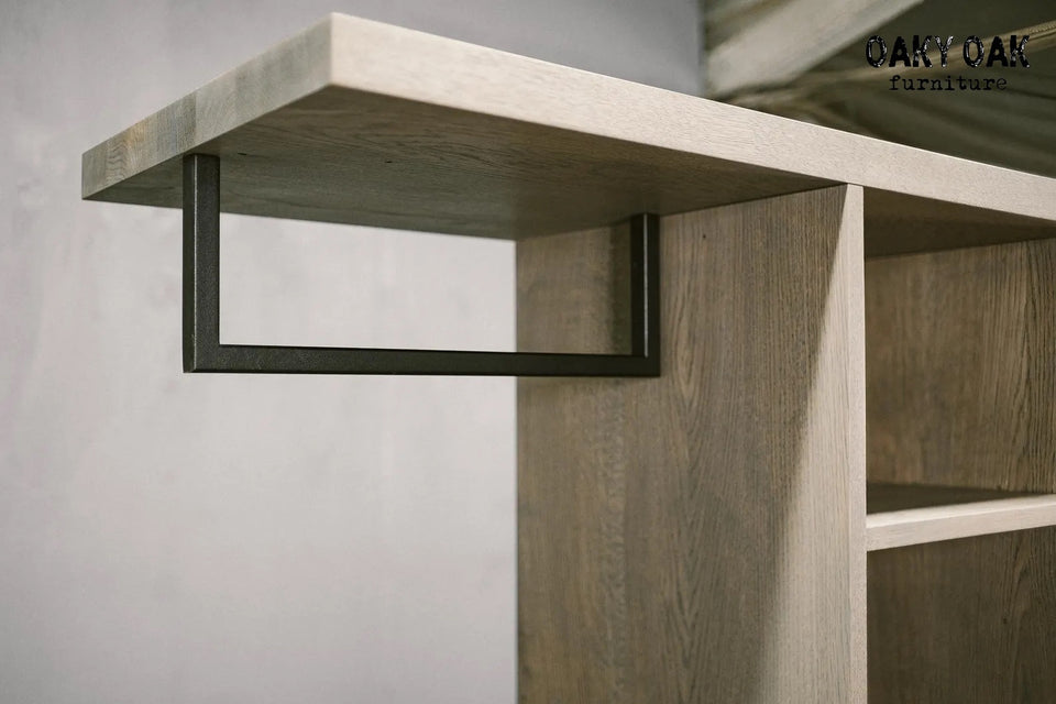 OAK MODULAR SHELVING UNIT 823