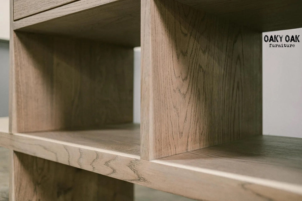 OAK MODULAR SHELVING UNIT 823