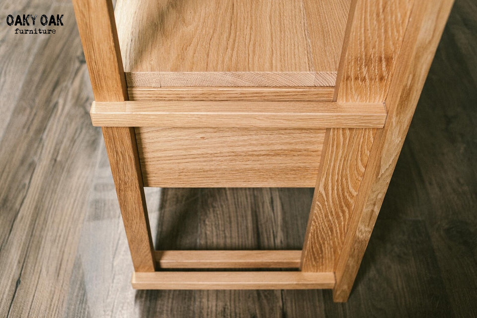 OAK SHELVING UNIT 822