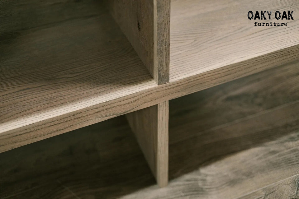 OAK MODULAR SHELVING UNIT 823
