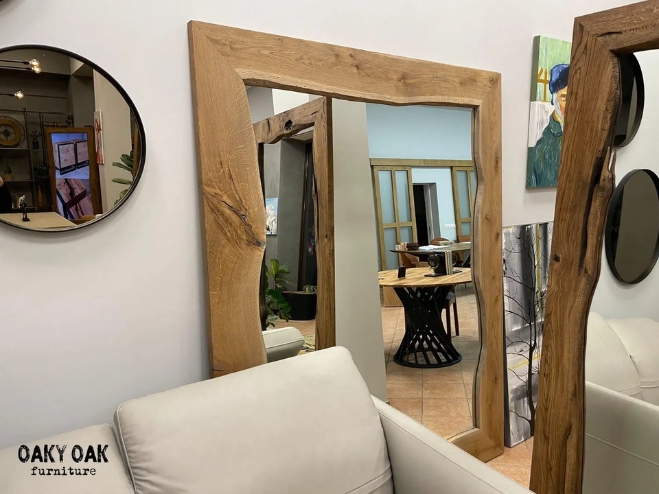 OAK WALL MIRROR 843