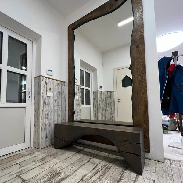 OAK FLOOR MIRROR 841