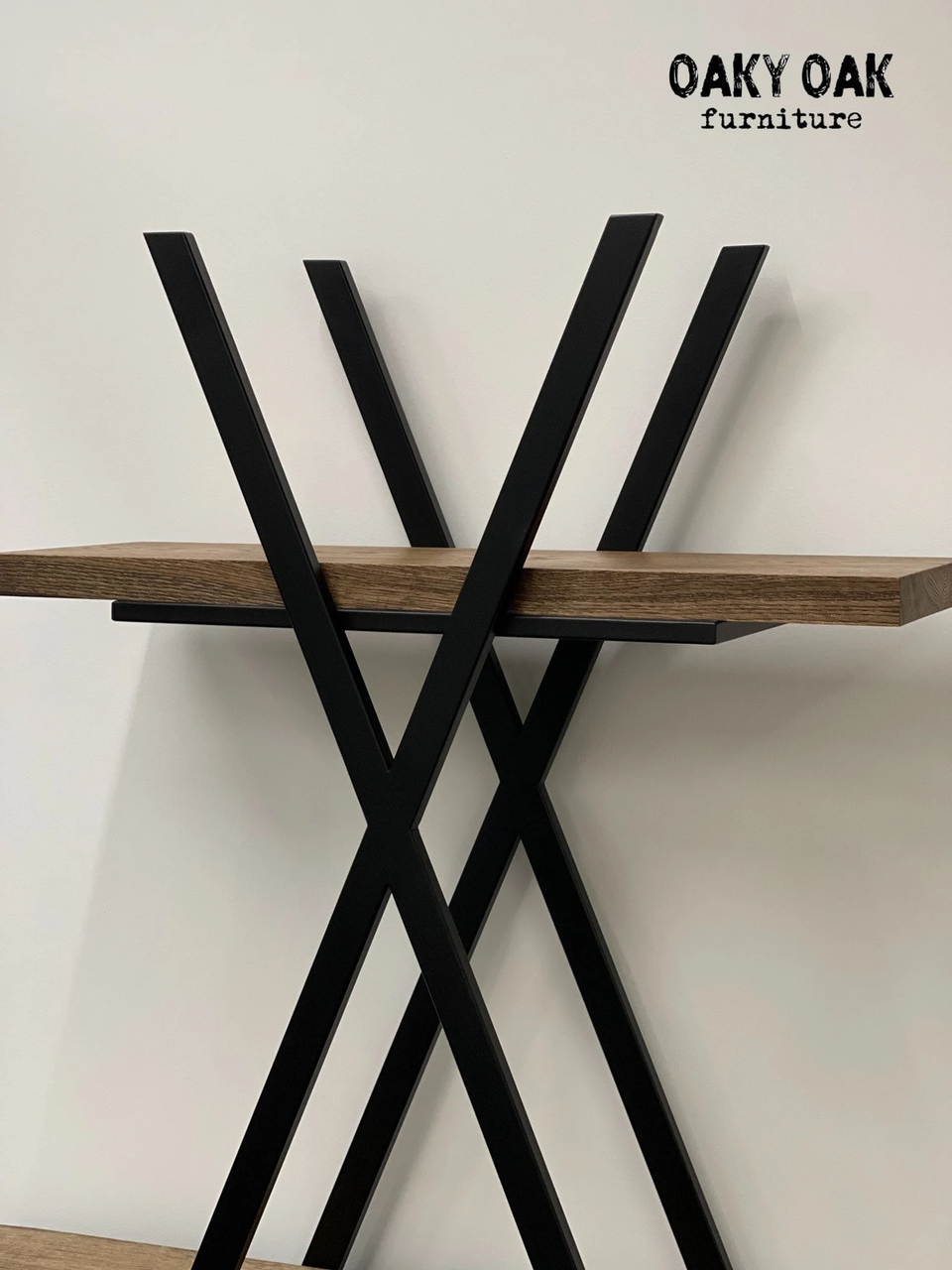OAK DISPLAY SHELF 821