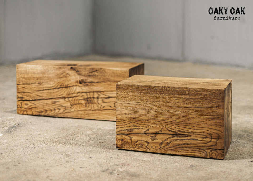 Bedside Table Rectangle Oak Bedside tables – Oaky Oak Furniture